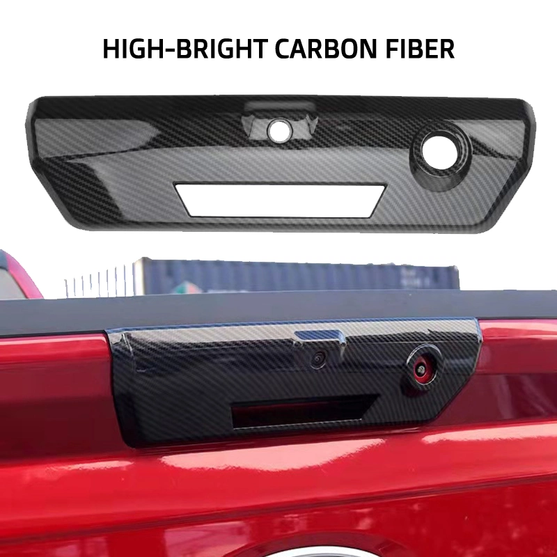 with Camera Hole ABS Plastic Chrome Tailgate Rear Door Handle Bowl Cover for Ford F150 F-150 2021