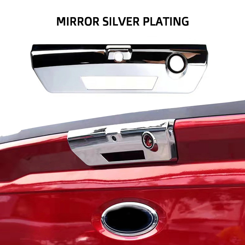 with Camera Hole ABS Plastic Chrome Tailgate Rear Door Handle Bowl Cover for Ford F150 F-150 2021