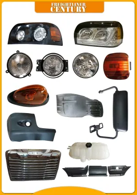 Head/Fog Lamp/Mount/Condenser/Grille/Bracket/Bumper/Corner/Cap/Mirror/Tank/Panel/Step/Fan/Hood/Mudguard Body American Freightliner Century Heavy Truck Parts